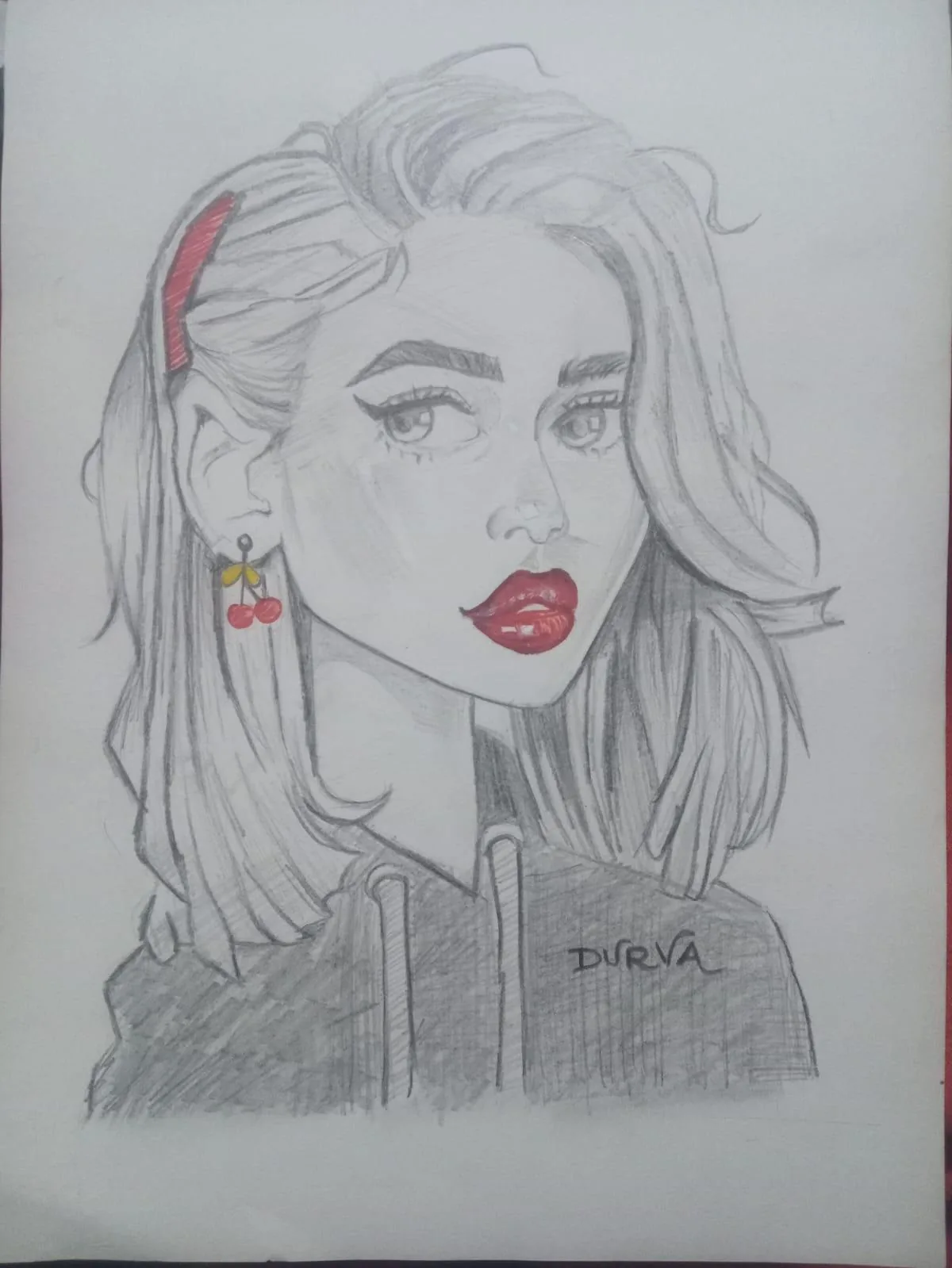 Student art sketch